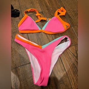 Neon bikini set